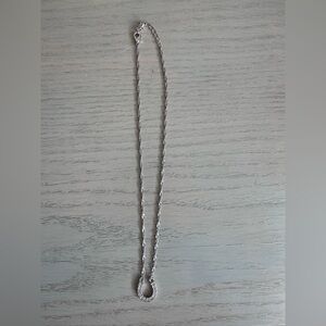 Montana Silversmith- Silver Twisted Chain Horseshoe Necklace